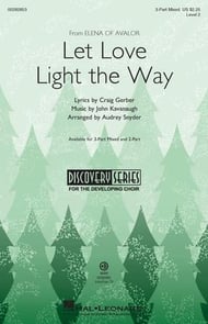 Let Love Light the Way Three-Part Mixed choral sheet music cover Thumbnail